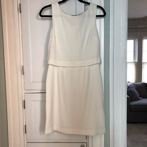 Two piece white dress